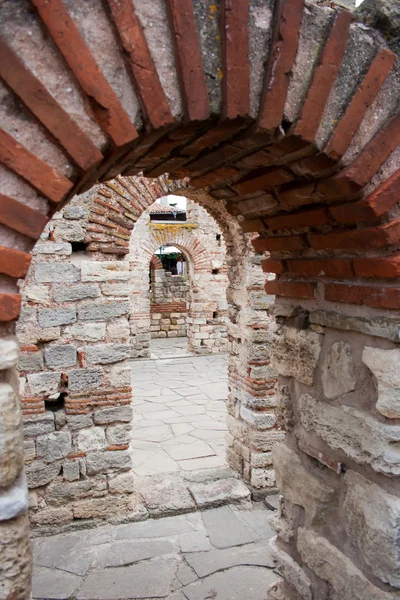 Igreja antiga em Nesebr, Bulgária, Patrimônio Mundial da UNESCO — Fotografia de Stock