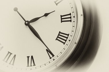 Old clock clipart