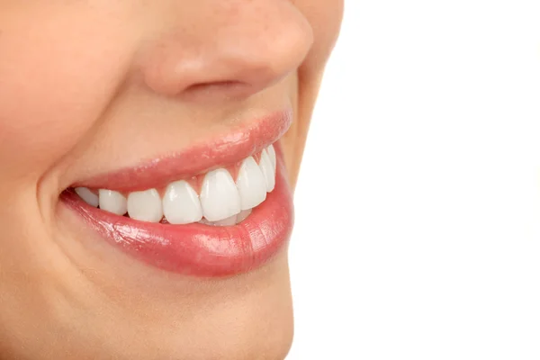 Duży, toothy uśmiech — Zdjęcie stockowe