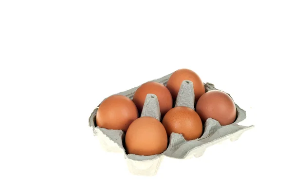 Scatola di cartone per uova — Foto Stock