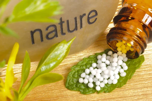 Homeopati ile alternatif tıp — Stok fotoğraf