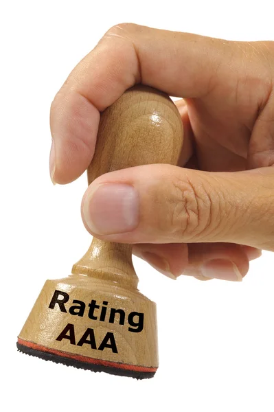 Rating aaa — Stock Photo, Image