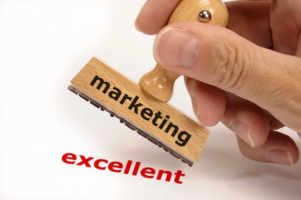 Excelente marketing — Fotografia de Stock