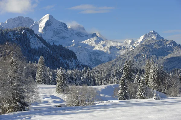Bavyera kış manzarası — Stok fotoğraf