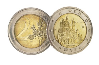 Euro coin clipart