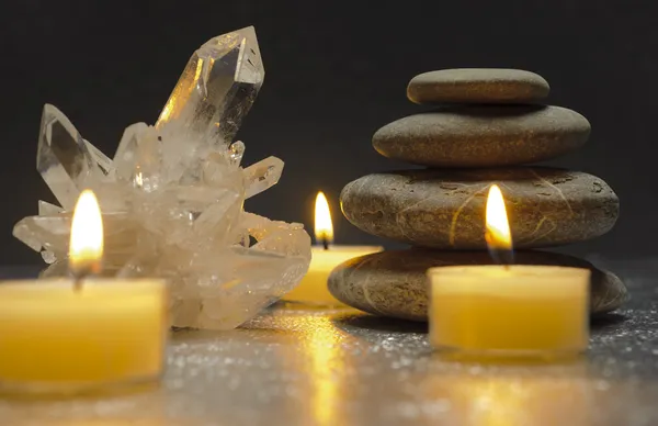 Zen crystal — Stockfoto