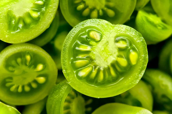 Malá zelená rajčata — Stock fotografie