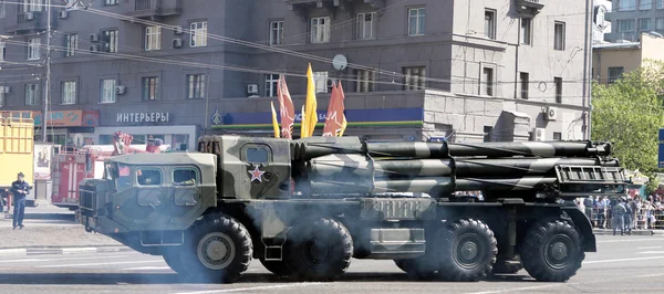 9 мая 2010 года. Парад Победы в Москве — стоковое фото