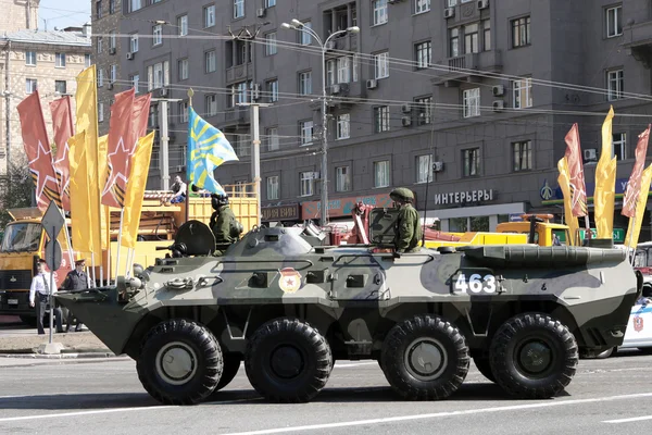 9 mai 2010. vítězství parade v Moskvě — Stock fotografie