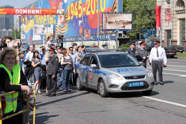 9 de mayo de 2010. Desfile de la victoria en Moscú —  Fotos de Stock