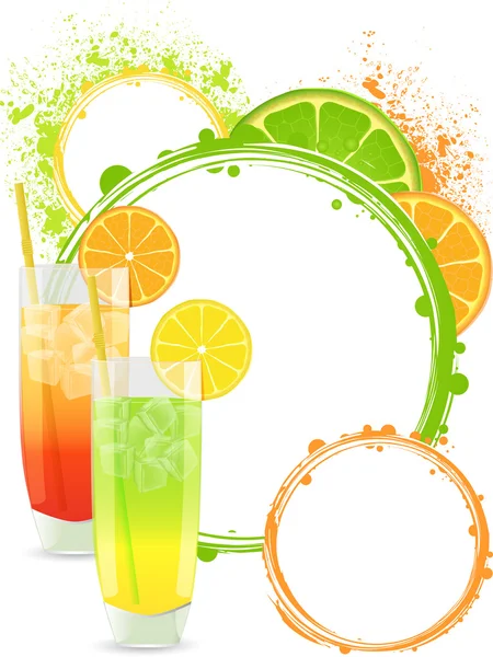 Fond de cocktail — Image vectorielle
