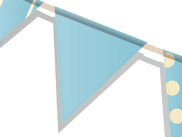 Blaue Ammern auf weißem Hintergrund — Stockvektor