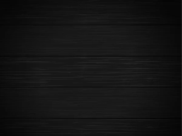 黒の木製パネルの背景色 — ストックベクタ