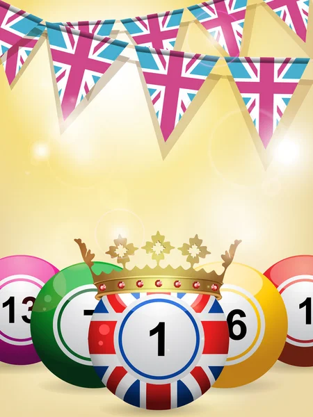 Μπαλάκια Bingo και υφάσματος — Διανυσματικό Αρχείο