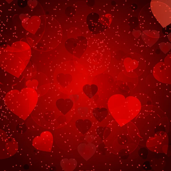 Valentine heart background — Stock Vector