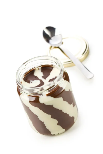 Tasty chocolate spread — Stock Photo, Image