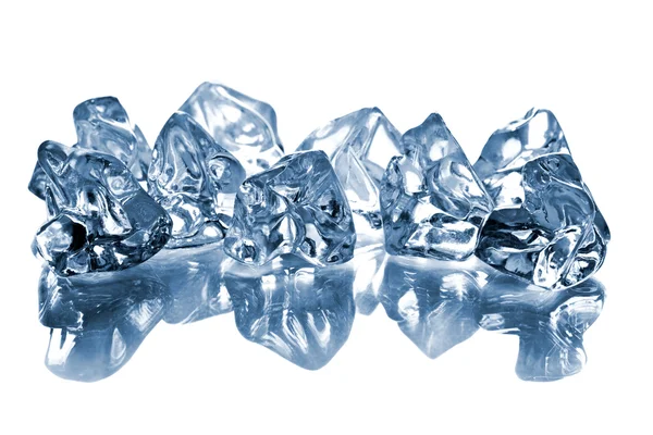 Cam masa buz küpleri — Stok fotoğraf