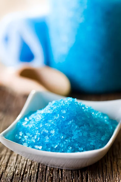 Bain bleu sel de mer — Photo