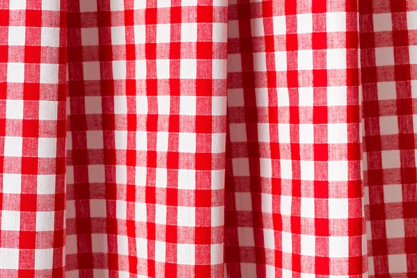 Branco e vermelho checkered fundo — Fotografia de Stock