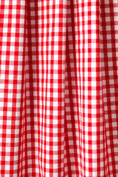 Branco e vermelho checkered fundo — Fotografia de Stock