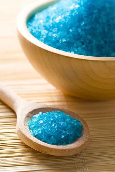 Sól do kąpieli niebieski — Zdjęcie stockowe