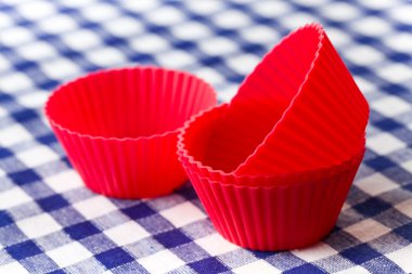 Silicone baking cups clipart