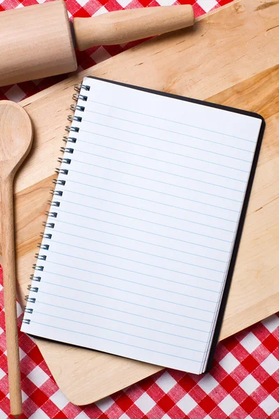 Libro de recetas en blanco —  Fotos de Stock