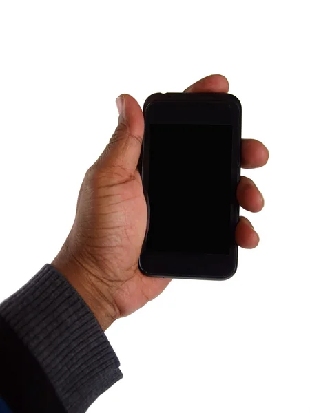 Telefone inteligente na mão — Fotografia de Stock