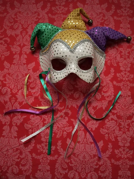 Carnaval masker op stof 9 — Stok fotoğraf