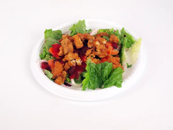 Kip in salade — Stockfoto