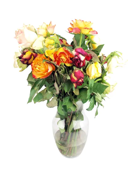 stock image Wilted roses bouquet 2