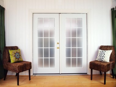 French doors clipart