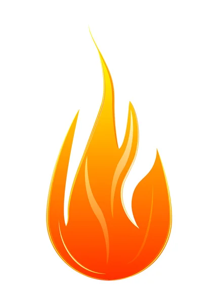 Flame, fire — Stock Photo, Image