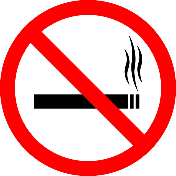 Značkou "zákaz kouření" — Stock fotografie