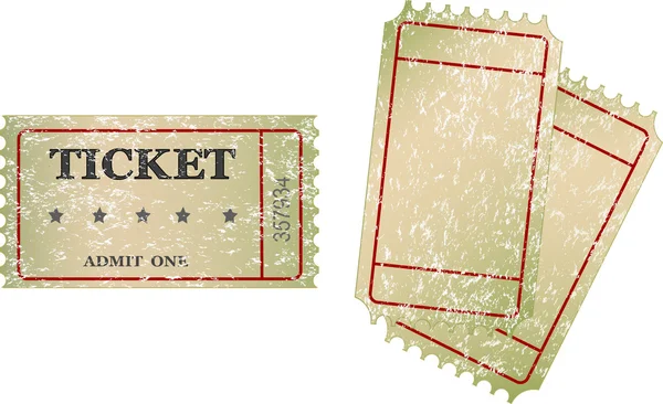 Old tickets — Stock Photo, Image