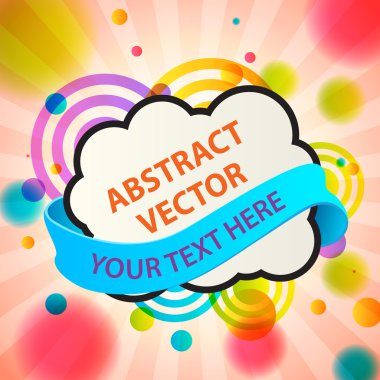 Soyut vektör arkaplanı.