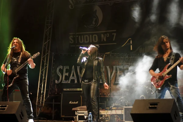Magica tocando en vivo en Seawolves —  Fotos de Stock