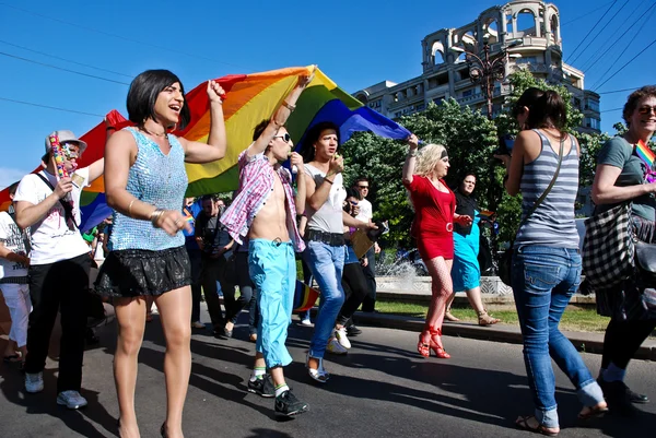 Desfile de Participantes en Gay Fest Parade —  Fotos de Stock