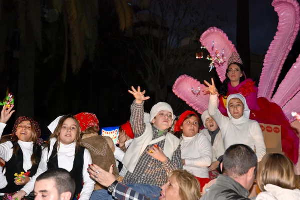 Magic Kings Parade ( Los Reyes Magos ) — Stock Photo, Image