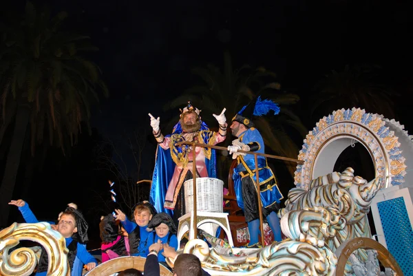 Desfile de reis mágicos (los Reyes magos ) — Fotografia de Stock