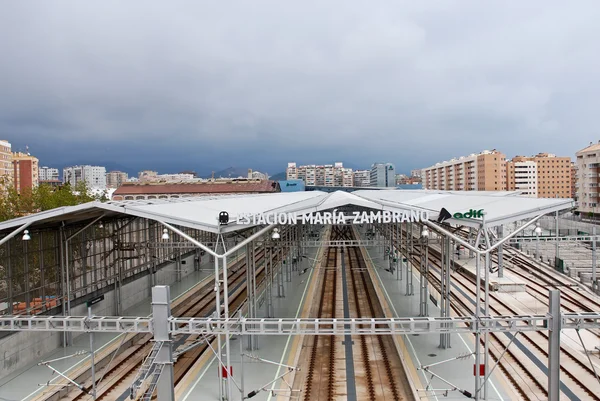 La estación de tren de Málaga — Foto de Stock