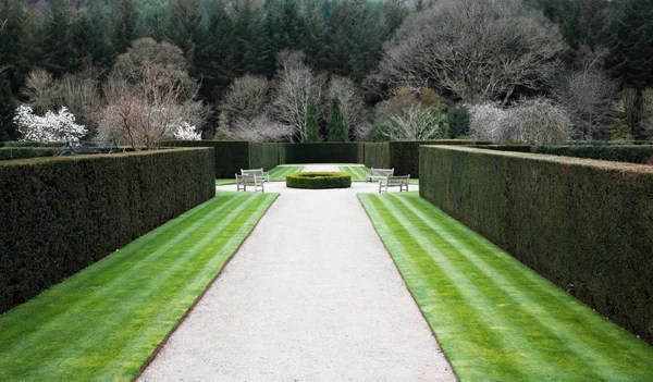Англійська сад бароко — стокове фото