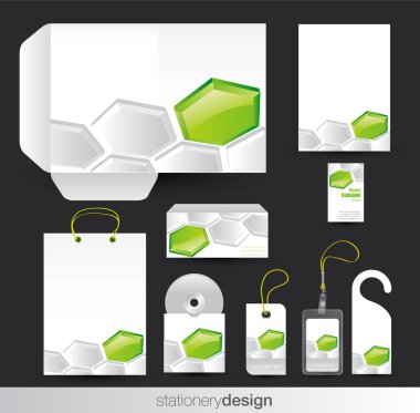 Stationary set design clipart