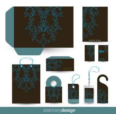 Stationary set design clipart