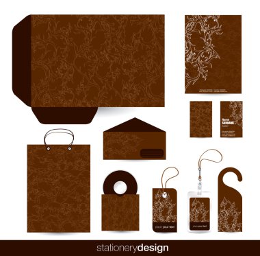 Stationary set design clipart