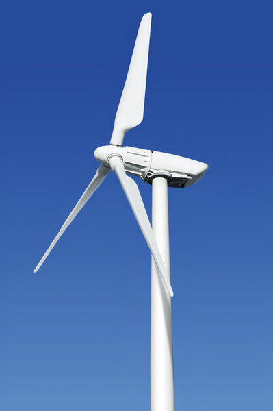 Close up wind turbine