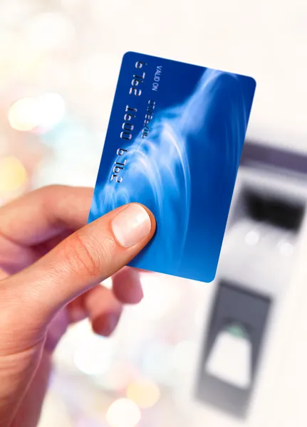 Plastik kreditní karta — Stock fotografie