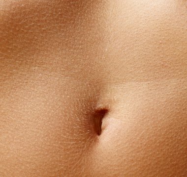 Close up stomach of woman, closeup background clipart