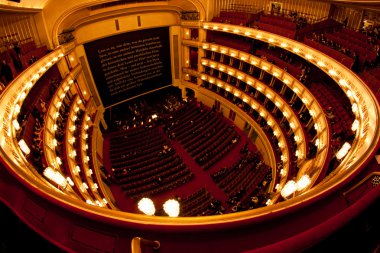 Vienna opera interior clipart