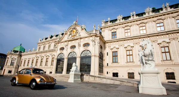 Историческая архитектура Бельведере, Вена, Австрия — стоковое фото